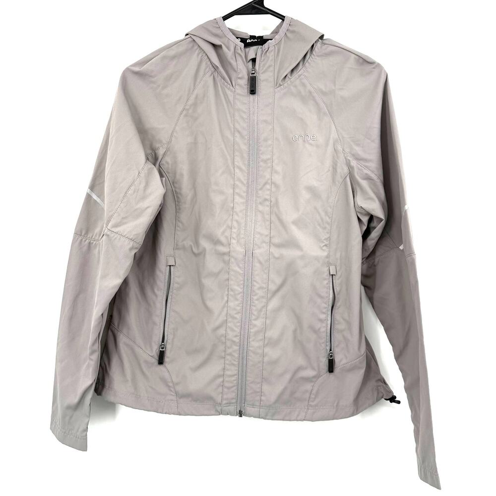 Erne Size Small The Highland Windbreaker Zinc Light Gray‎ Jacket Pickleball